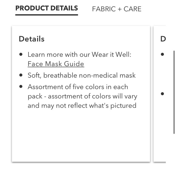 Athleta GIRL masks - Picture 3 of 3